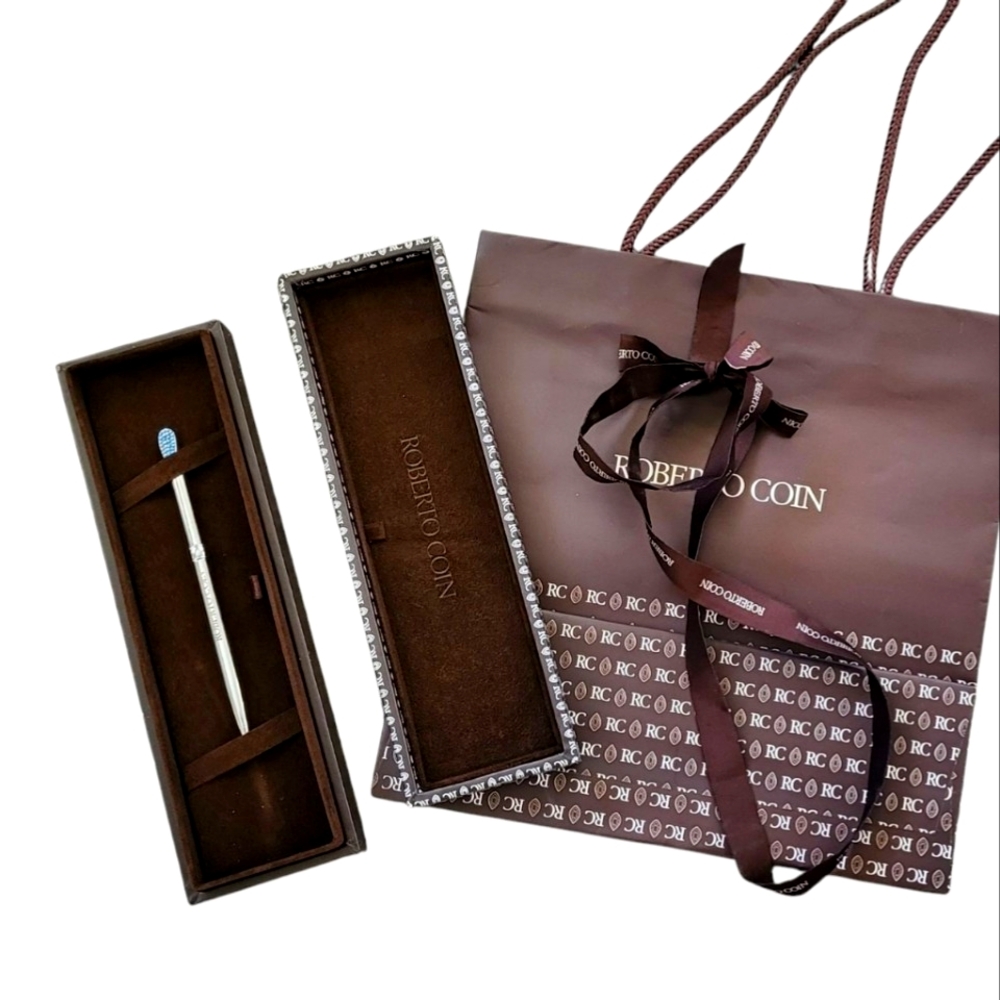 Roberto Coin Ballpoint Silver Pen